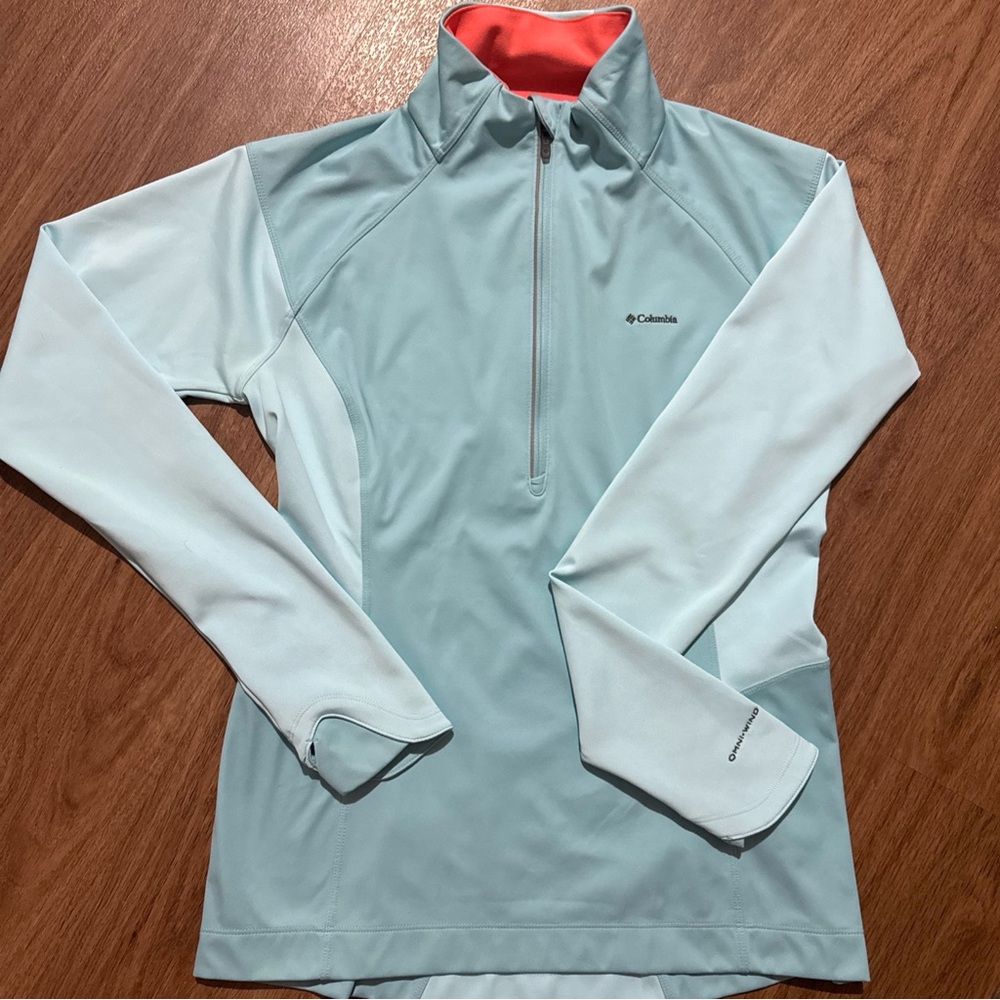 Columbia Women's Omni-Wind Block Quarter Zipโ Jacket Size M